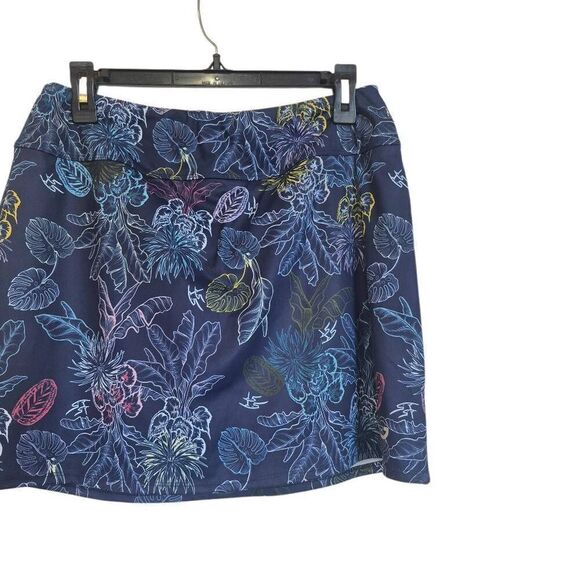 Foray Golf Women's Navy & Multicolor Floral Poly/Spandex Skirt Skort NEW - Picture 1 of 8